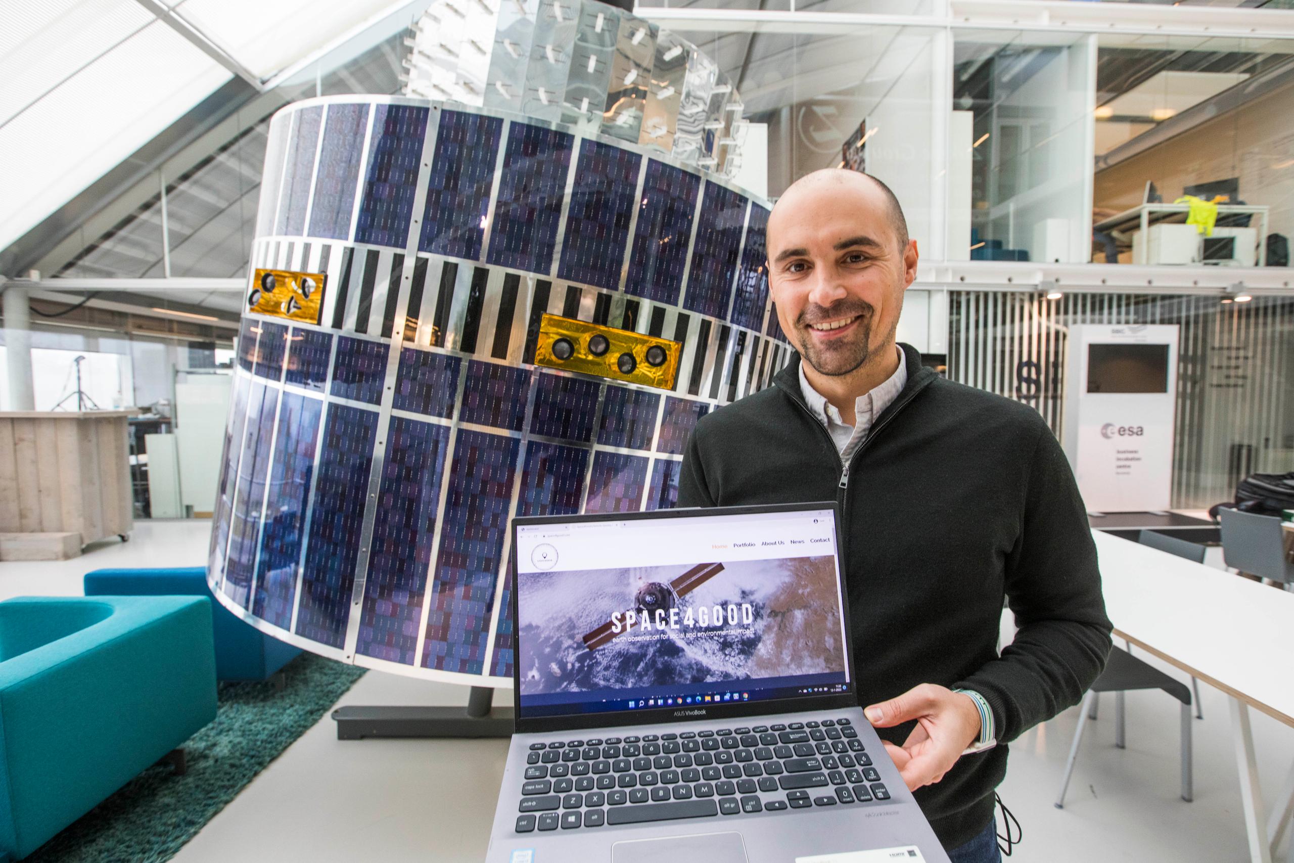 Alexander Gunkel van Space4Good Alexander Gunkel van Space4Good
