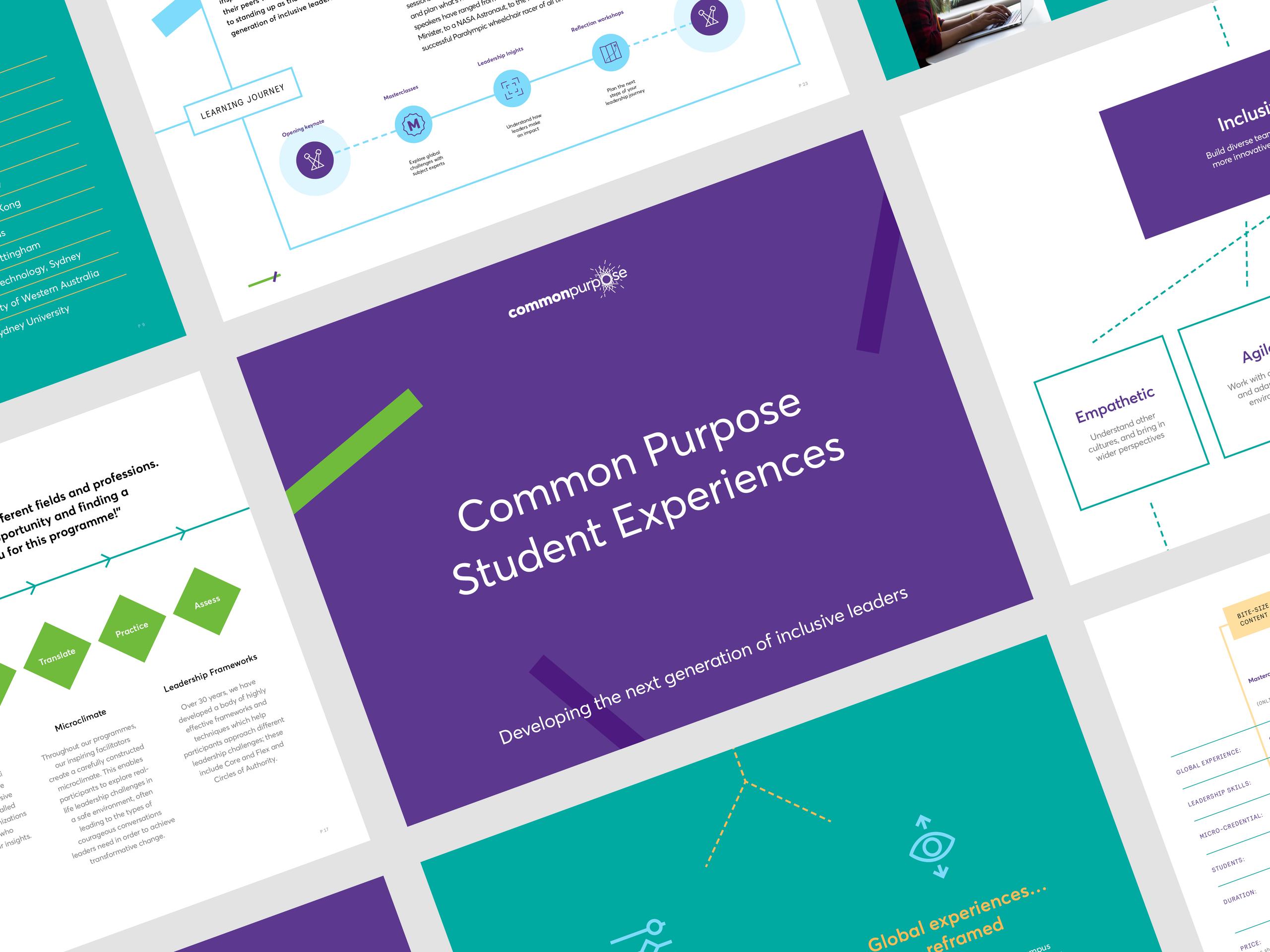 Common Purpose Student Experiences
